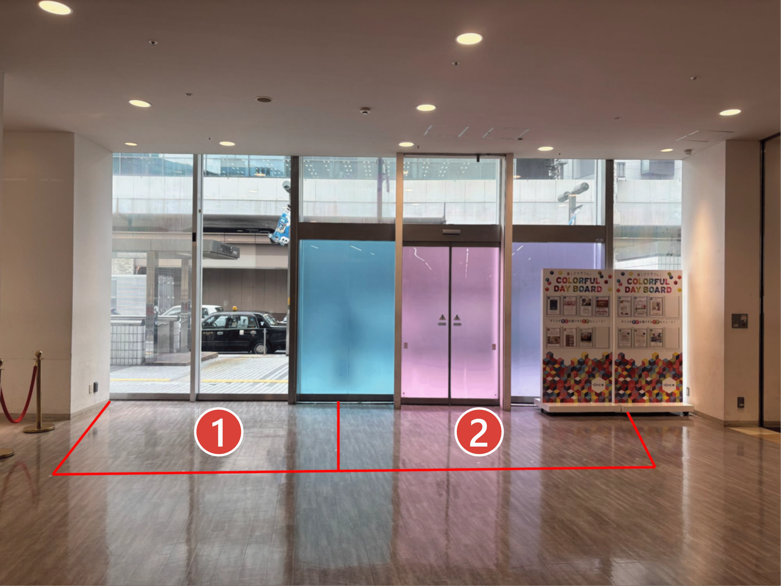 川崎DICE_1F_JR側入口付近（103区画1.2）2